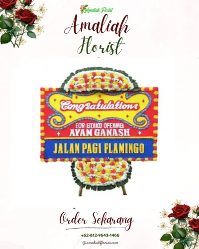 Bunga Papan Congratulation di Banyuroto